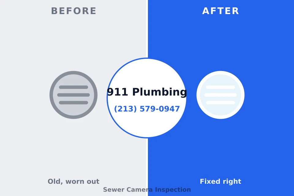 Before and after: plumbing company Chambersburg, PA